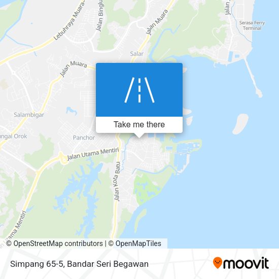 Simpang 65-5 map