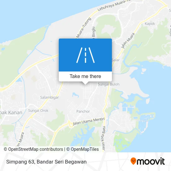 Simpang 63 map
