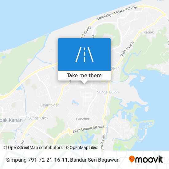 Simpang 791-72-21-16-11 map