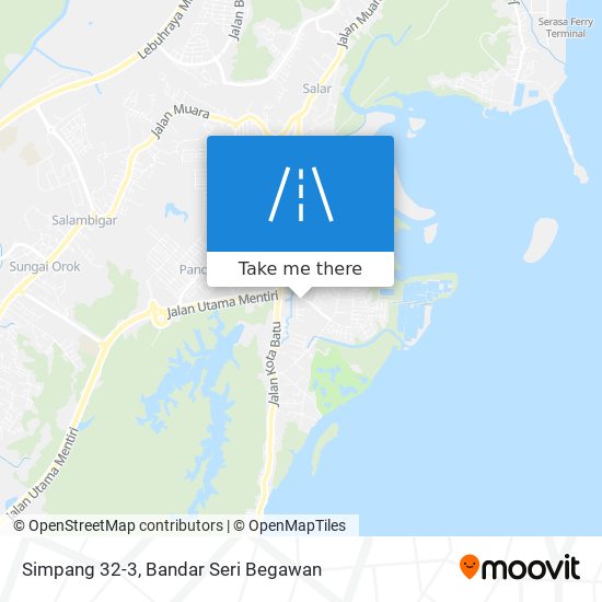 Simpang 32-3 map