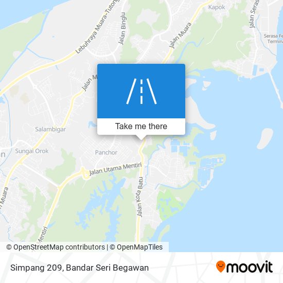 Simpang 209 map