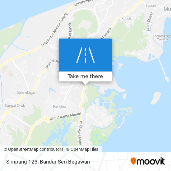 Simpang 123 map