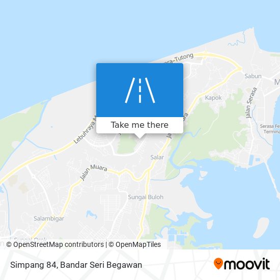 Simpang 84 map