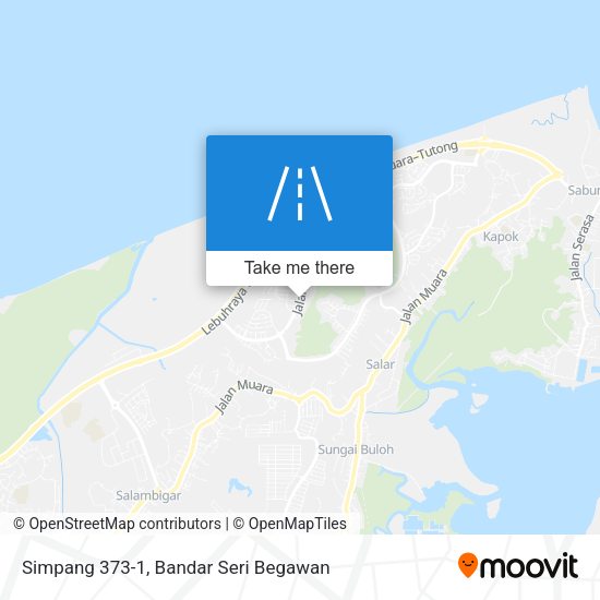 Simpang 373-1 map