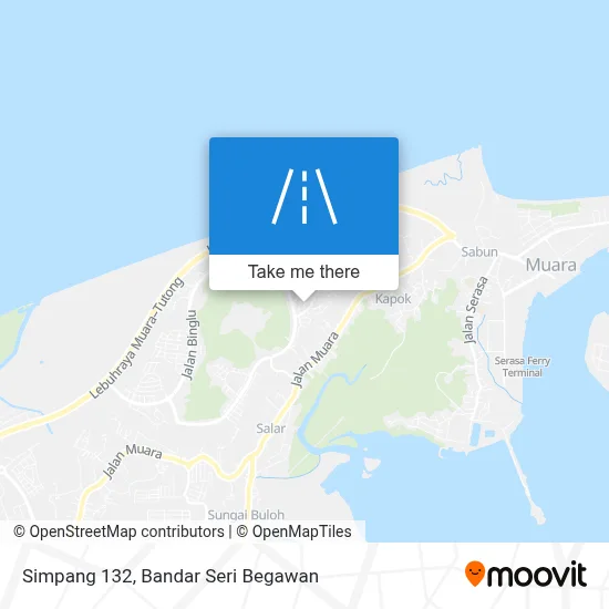 Simpang 132 map