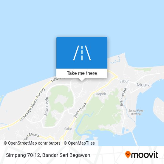 Simpang 70-12 map