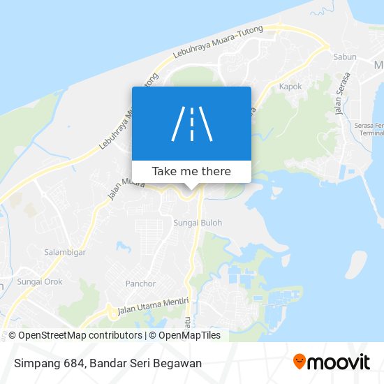 Simpang 684 map