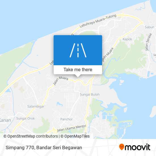 Peta Simpang 770