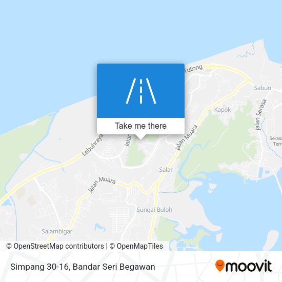 Simpang 30-16 map