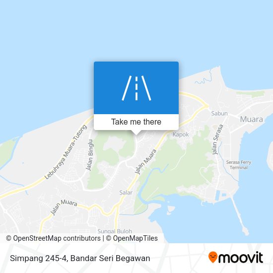 Simpang 245-4 map