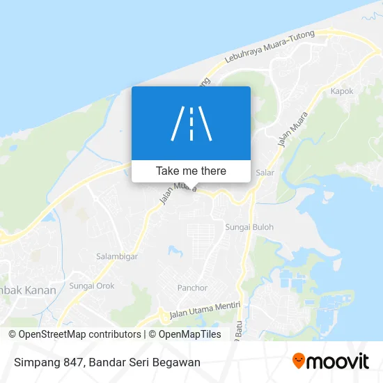 Simpang 847 map