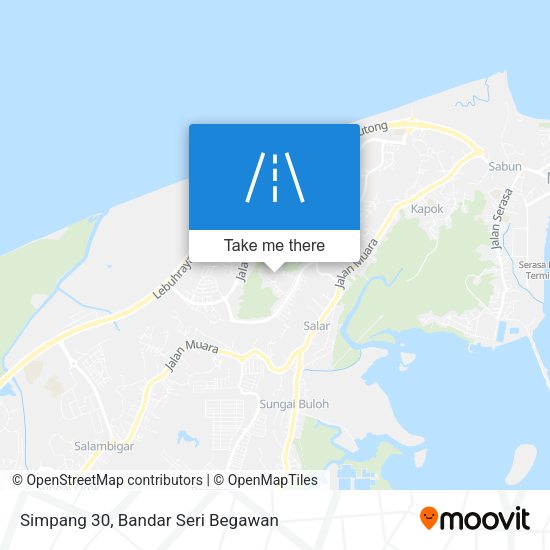 Simpang 30 map