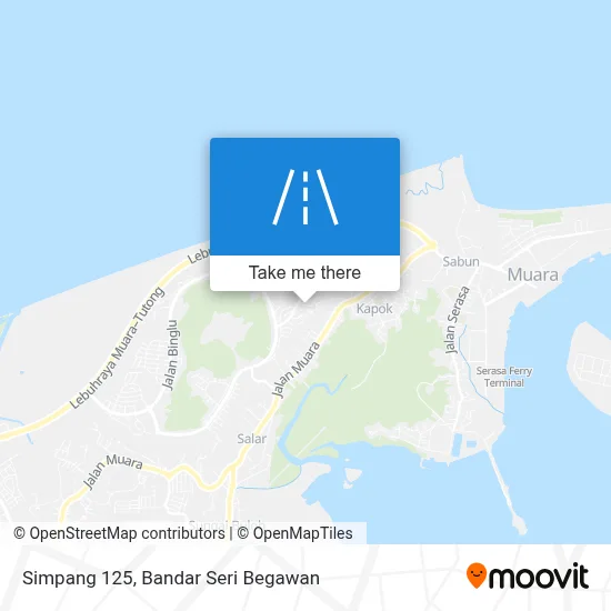 Simpang 125 map