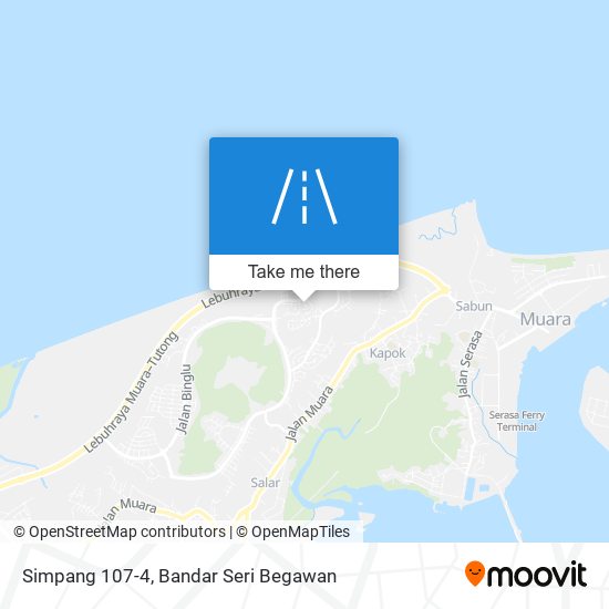 Simpang 107-4 map