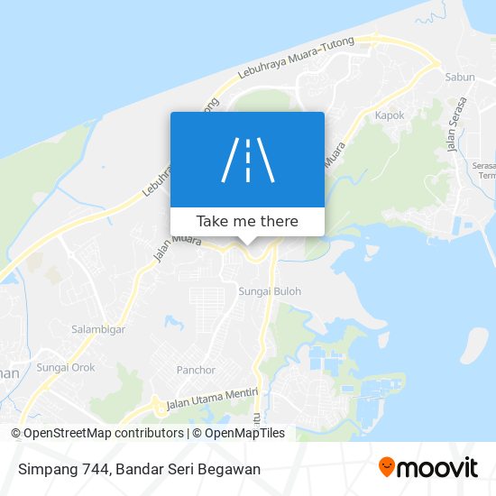 Peta Simpang 744
