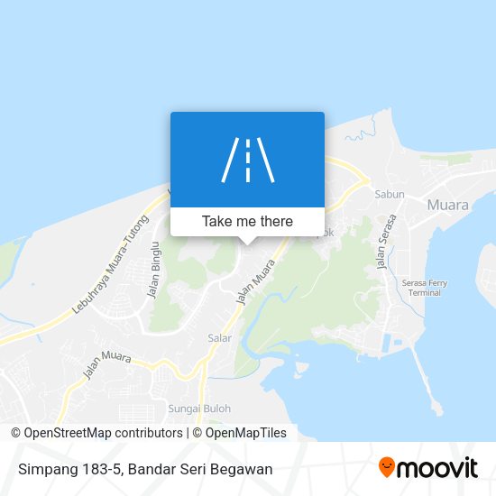 Simpang 183-5 map