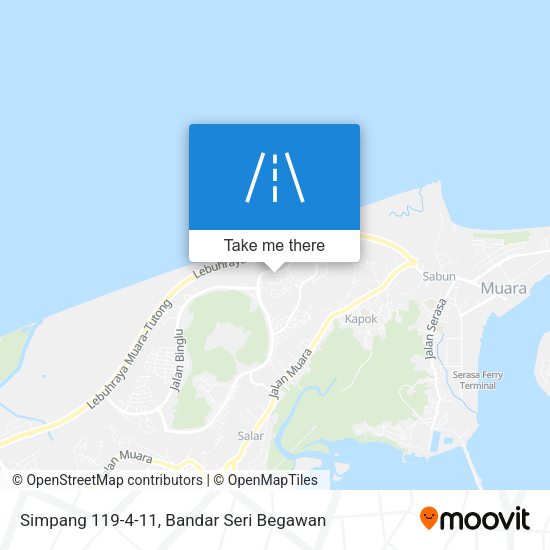 Simpang 119-4-11 map