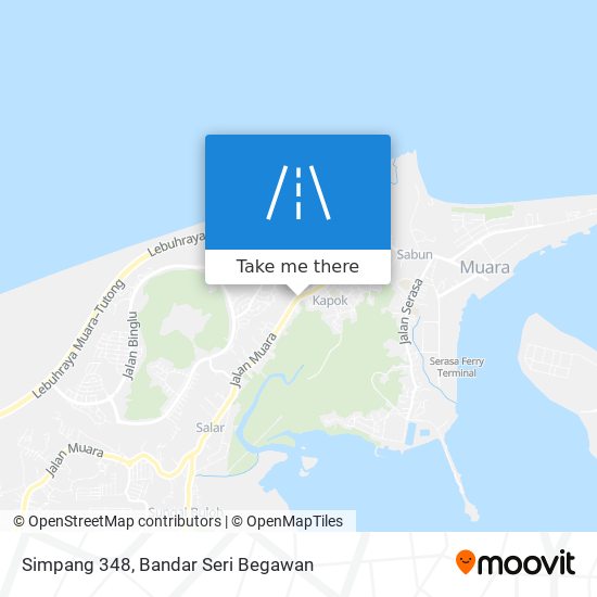 Simpang 348 map