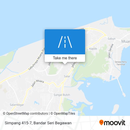 Simpang 415-7 map