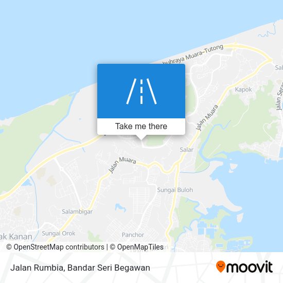 Jalan Rumbia map