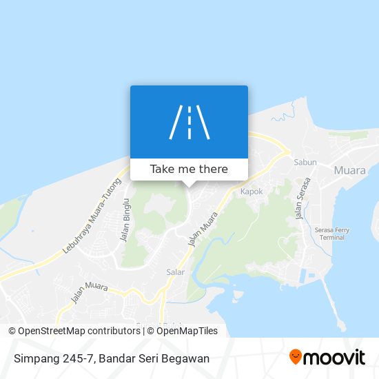 Simpang 245-7 map