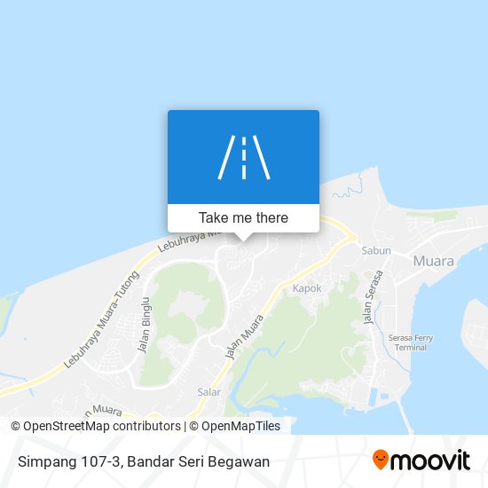 Simpang 107-3 map