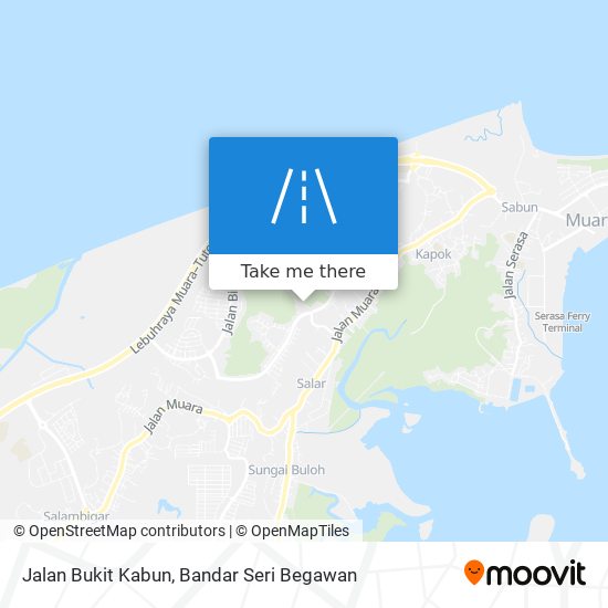 Peta Jalan Bukit Kabun