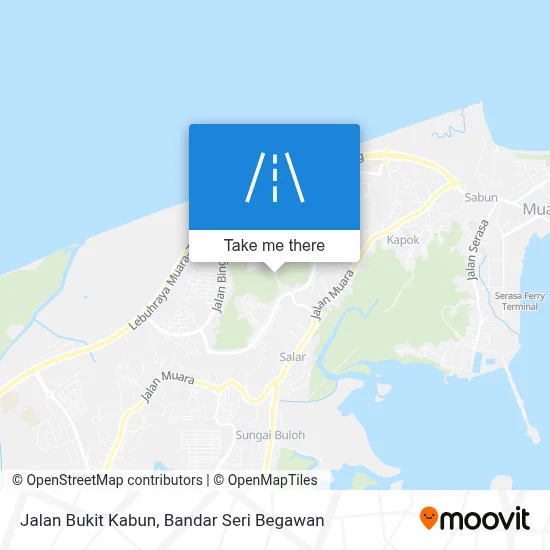 Jalan Bukit Kabun map