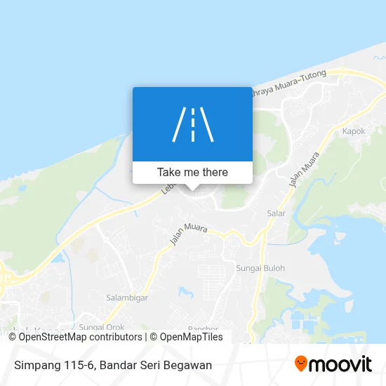 Simpang 115-6 map