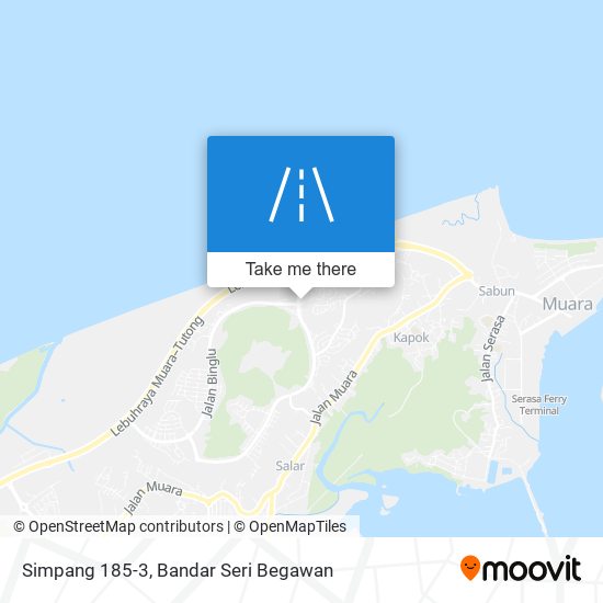 Simpang 185-3 map