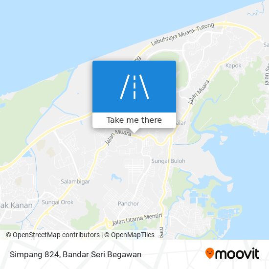 Simpang 824 map