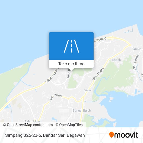 Simpang 325-23-5 map