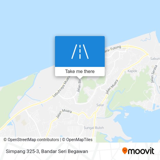 Simpang 325-3 map