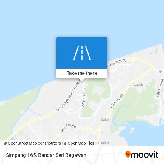 Peta Simpang 165