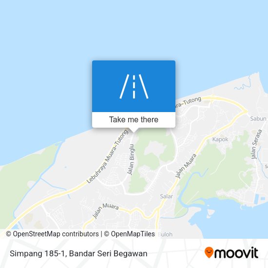 Simpang 185-1 map