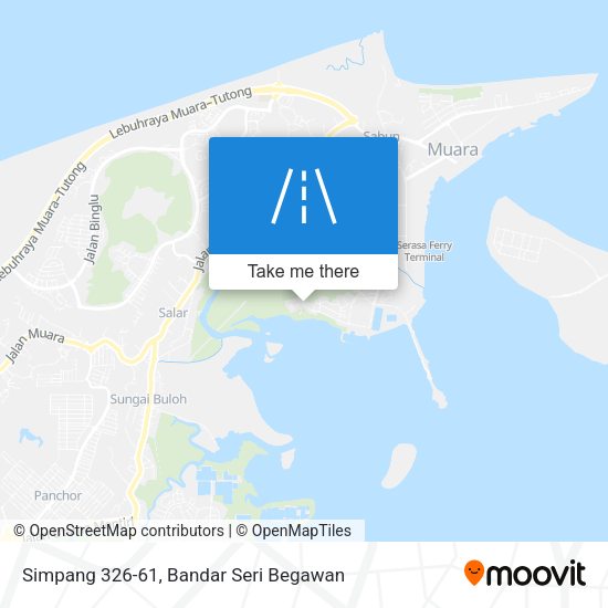 Simpang 326-61 map