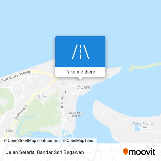 Jalan Seteria map