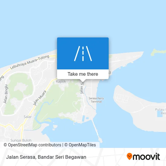 Jalan Serasa map