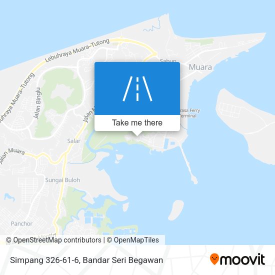 Simpang 326-61-6 map