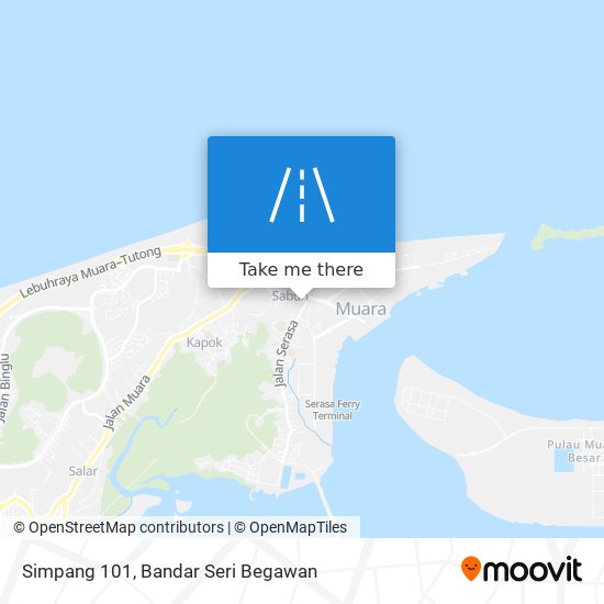 Simpang 101 map