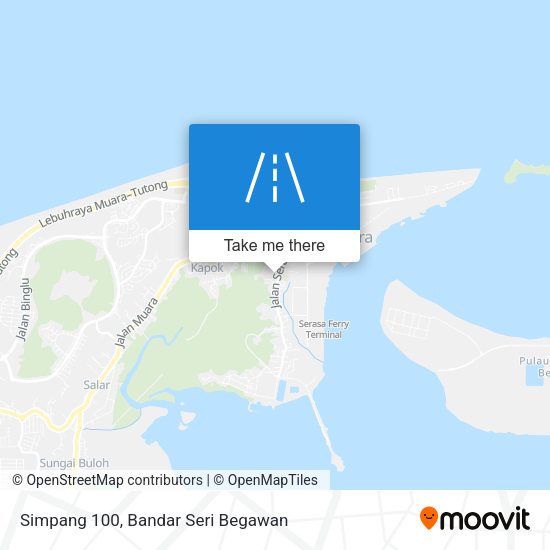 Simpang 100 map