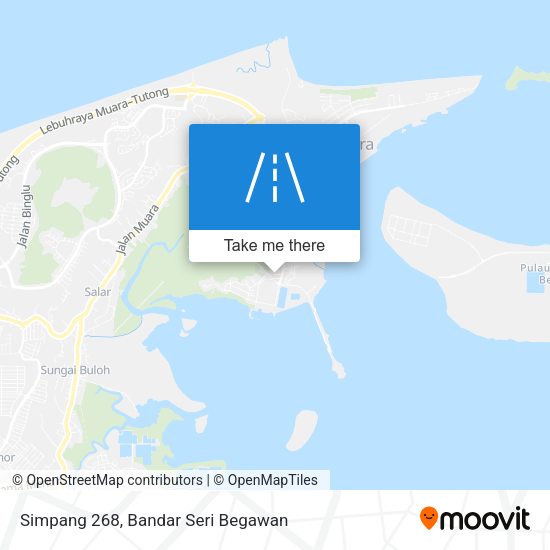 Simpang 268 map
