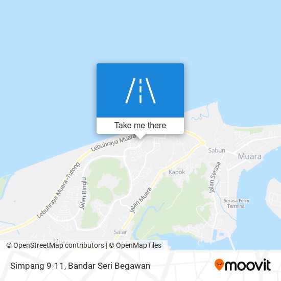 Simpang 9-11 map