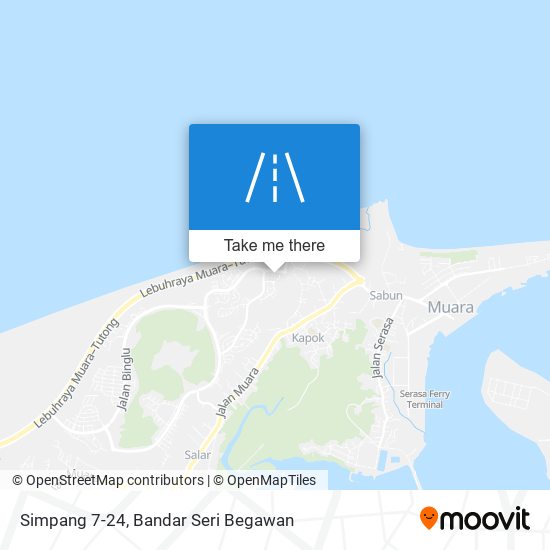 Simpang 7-24 map