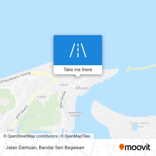 Jalan Damuan map
