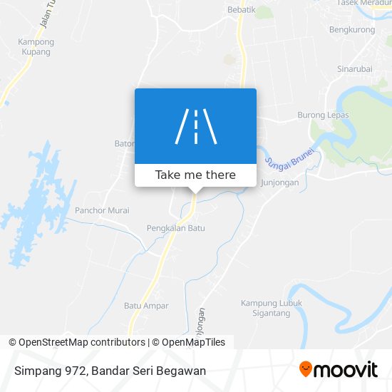 Simpang 972 map