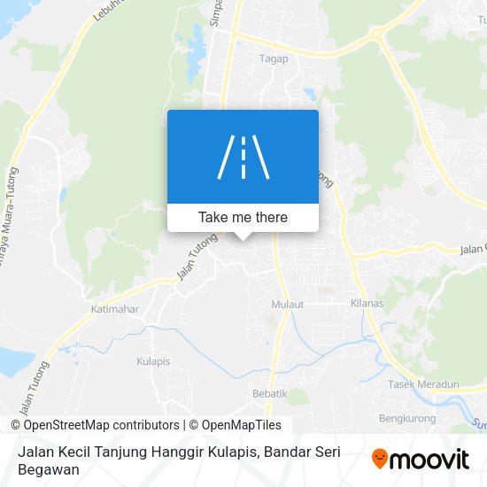 Jalan Kecil Tanjung Hanggir Kulapis map