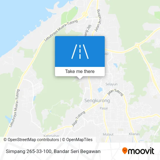 Simpang 265-33-100 map