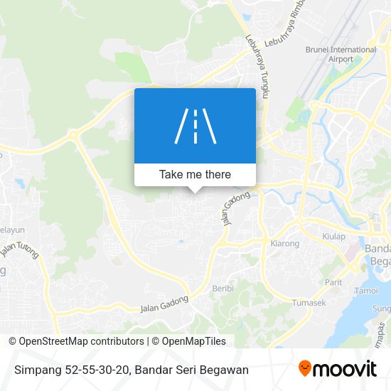 Simpang 52-55-30-20 map