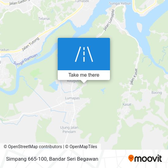 Simpang 665-100 map